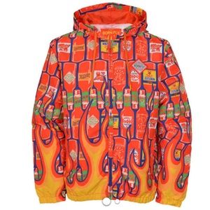Born Fly The Cajun Hot Nylon Windbreaker Jacket Size M